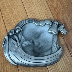 Silver Noah's Ark Picture Frame 3 x 3